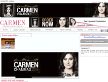Tablet Screenshot of carmenchammas.com